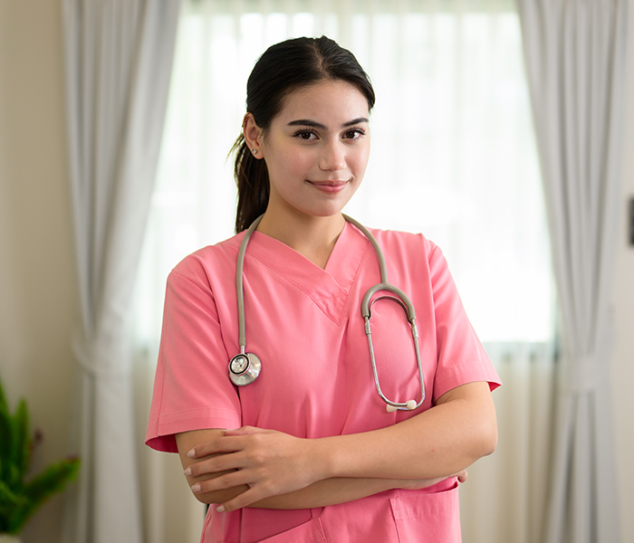 Portrait of professional female doctor with stethoscope Speech Therapy Pleasanton Ca